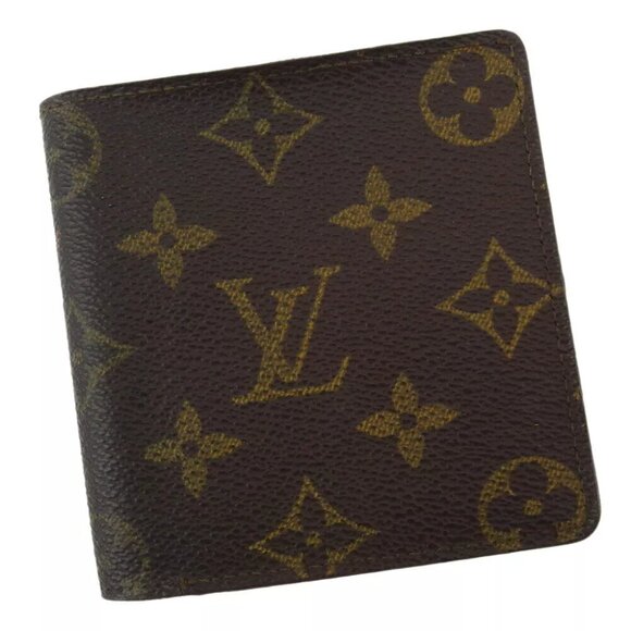 Louis Vuitton Two-folded wallet monogram beige monogram canvas used T19001 - Picture 3 of 10